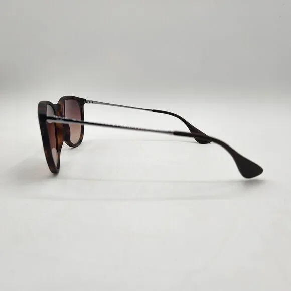 Ray-Ban Sunglasses RB4171 Erika Rubber Havana Brown Gradient Dark Brown Lens - Picture 10 of 16